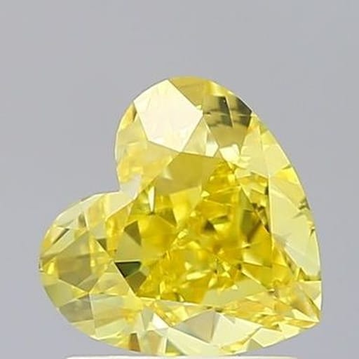 1.50 Carat Heart Yellow Lab Diamond