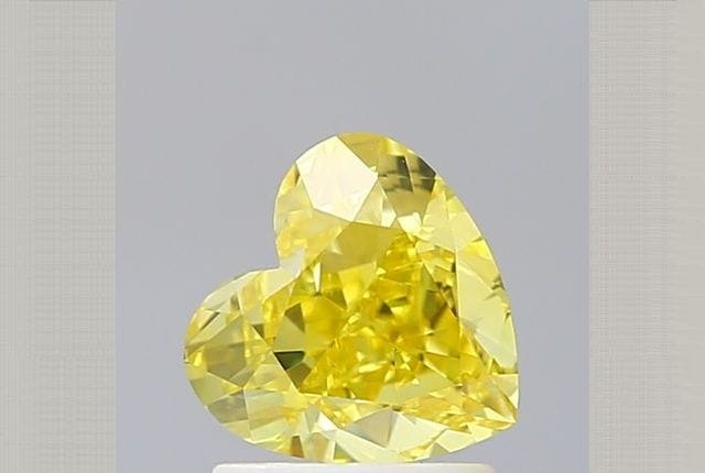1.50 Carat Heart Yellow Lab Diamond