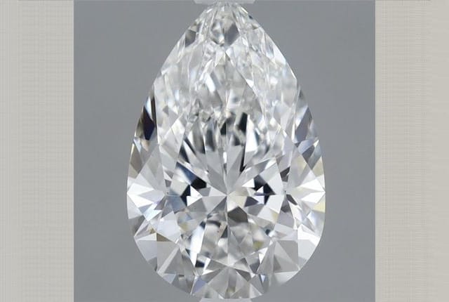 1.37 Carat Pear Lab Diamond