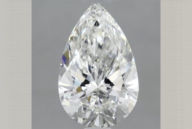 1.63 Carat Pear Lab Diamond