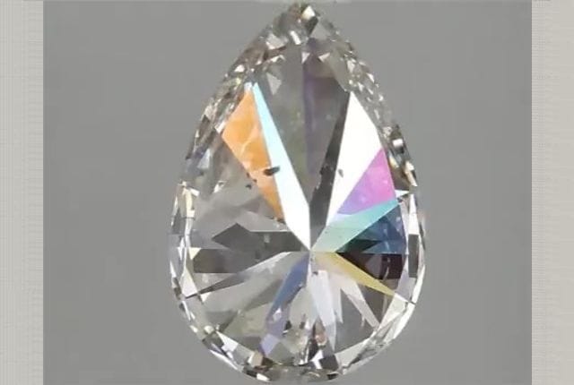 1.34 Carat Pear Lab Diamond