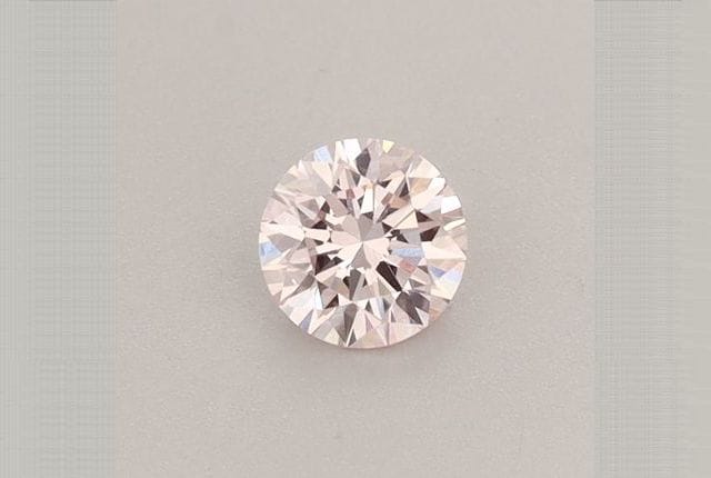 0.31 Carat Round Pink Lab Diamond
