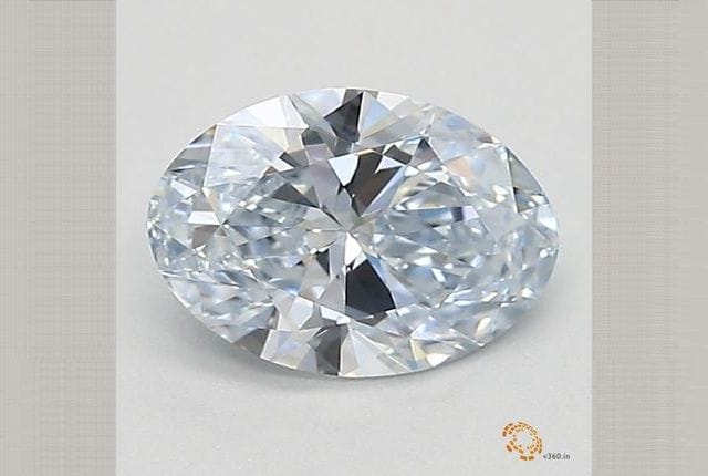0.61 Carat Oval Lab Diamond