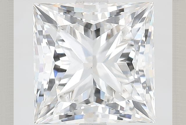3.81 Carat Princess Lab Diamond
