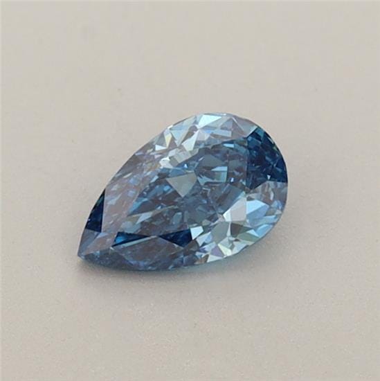 0.34 Carat Pear Blue Lab Diamond