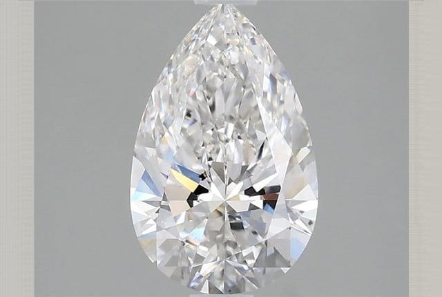 1.59 Carat Pear Lab Diamond