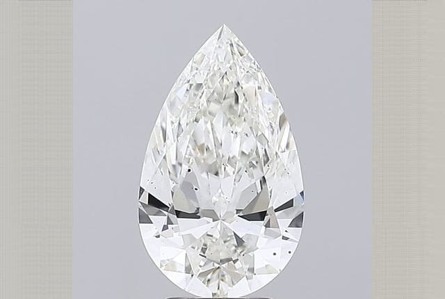3.74 Carat Pear Lab Diamond