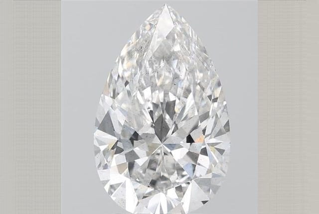 3.08 Carat Pear Lab Diamond