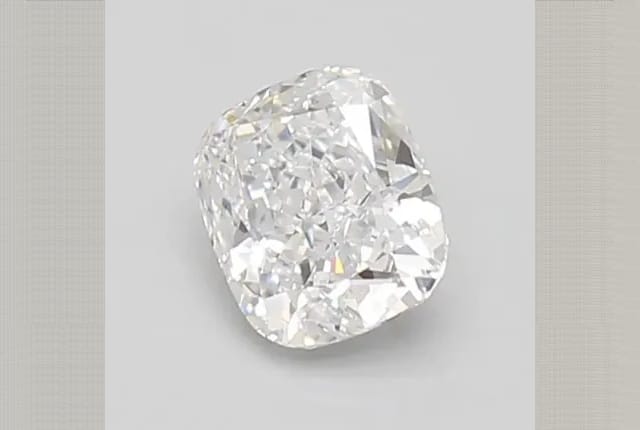 0.63 Carat Cushion Lab Diamond