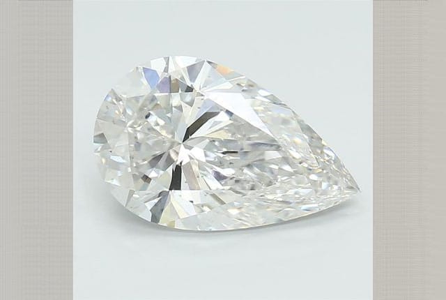 2.58 Carat Pear Lab Diamond