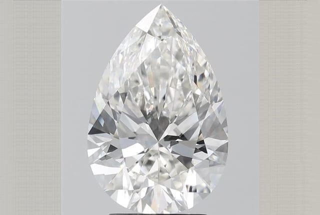3.38 Carat Pear Lab Diamond