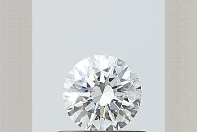 0.58 Carat Round Lab Diamond