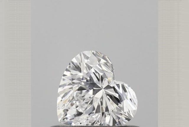 0.39 Carat Heart Lab Diamond