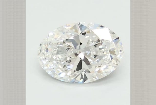 1.00 Carat Oval Lab Diamond