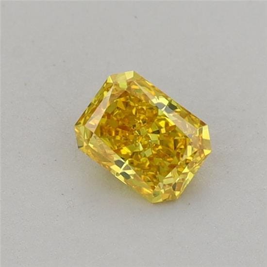 0.31 Carat Radiant Yellow Lab Diamond