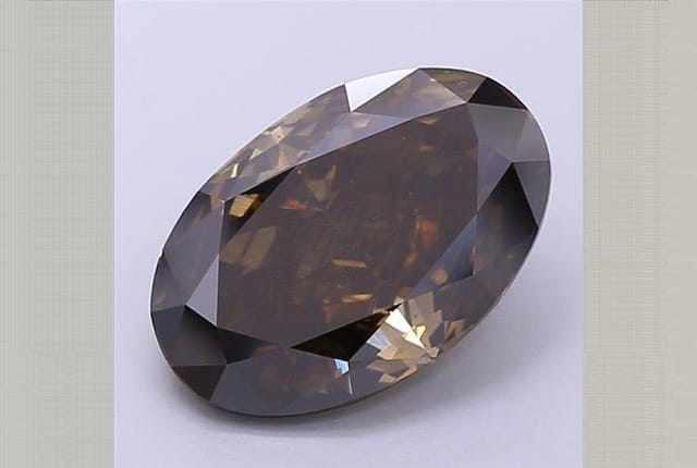 4.02 Carat Oval Yellow Lab Diamond