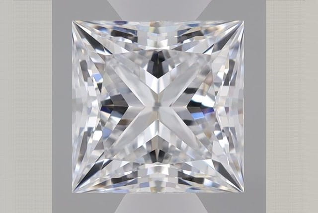 0.55 Carat Princess Lab Diamond