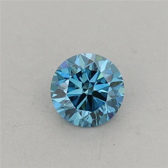 0.30 Carat Round Blue Lab Diamond