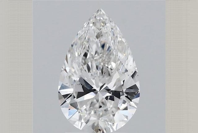 2.00 Carat Pear Lab Diamond