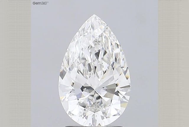 1.86 Carat Pear Lab Diamond
