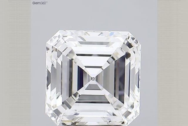 3.22 Carat Asscher Lab Diamond