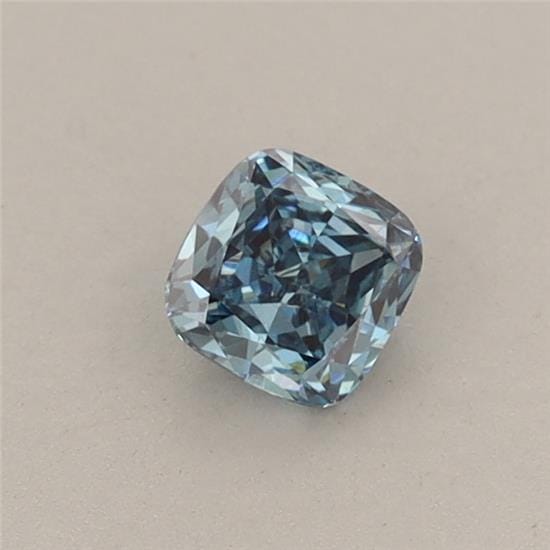 0.33 Carat Cushion Blue Lab Diamond