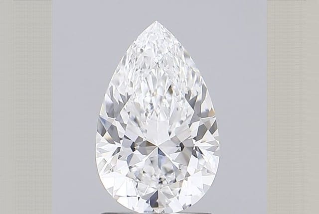 1.37 Carat Pear Lab Diamond