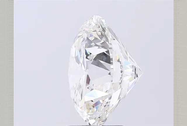 5.70 Carat Round Lab Diamond