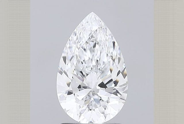 0.53 Carat Pear Lab Diamond