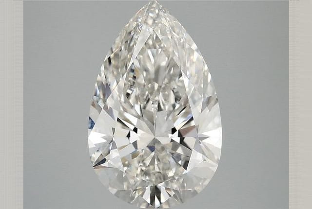 3.58 Carat Pear Lab Diamond
