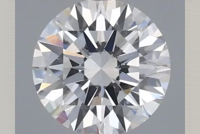0.74 Carat Round Lab Diamond