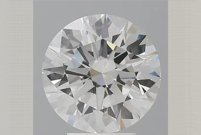 4.08 Carat Round Lab Diamond