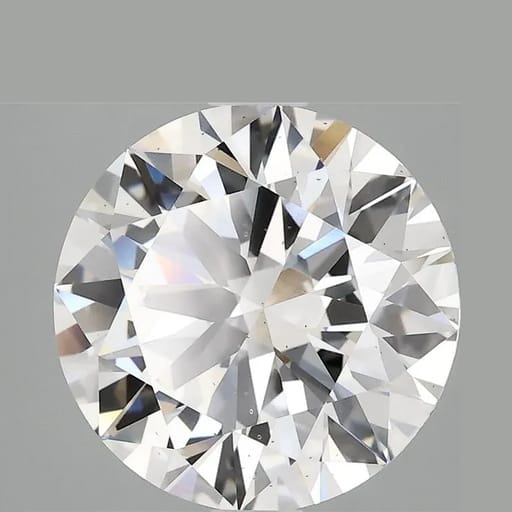 3.65 Carat Round Lab Diamond