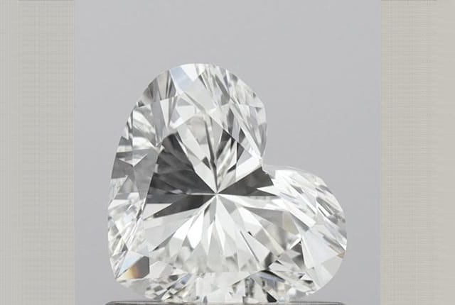 0.66 Carat Heart Lab Diamond