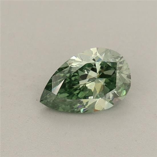 0.34 Carat Pear Green Lab Diamond