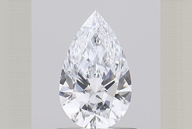 0.65 Carat Pear Lab Diamond
