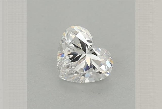 0.58 Carat Heart Lab Diamond