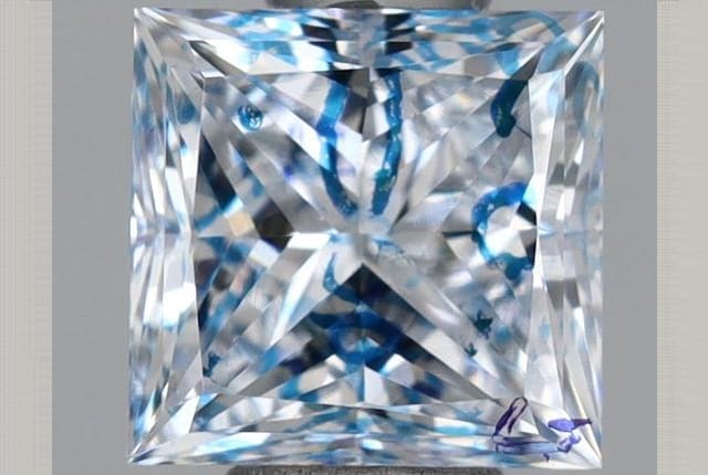 0.52 Carat Princess Lab Diamond