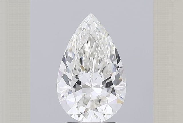 2.58 Carat Pear Lab Diamond