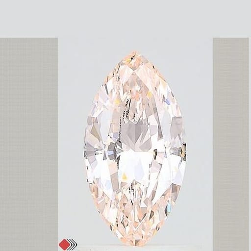 1.06 Carat Marquise Pink Lab Diamond