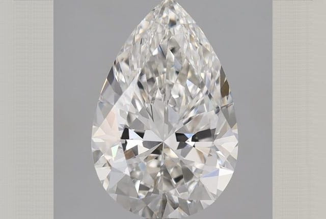 2.55 Carat Pear Lab Diamond