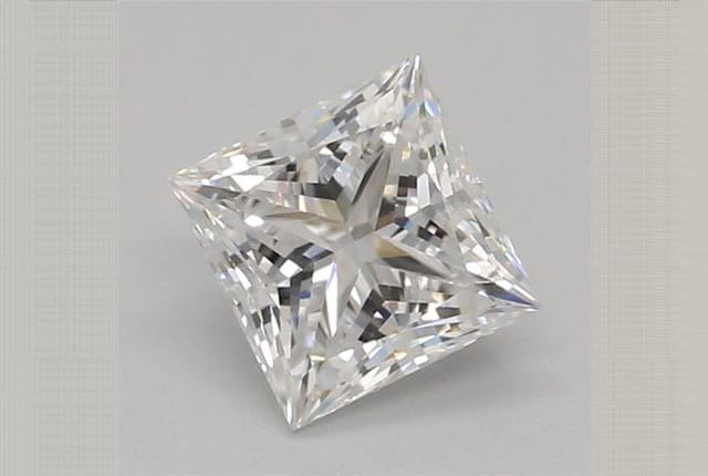 0.54 Carat Princess Lab Diamond