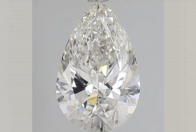 3.54 Carat Pear Lab Diamond