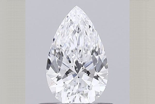 0.50 Carat Pear Lab Diamond