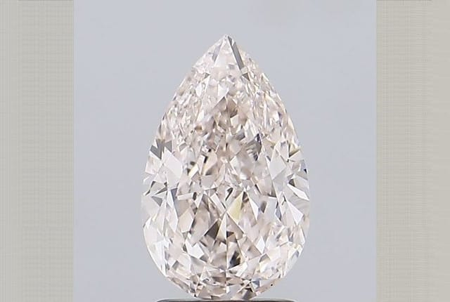 2.00 Carat Pear Lab Diamond