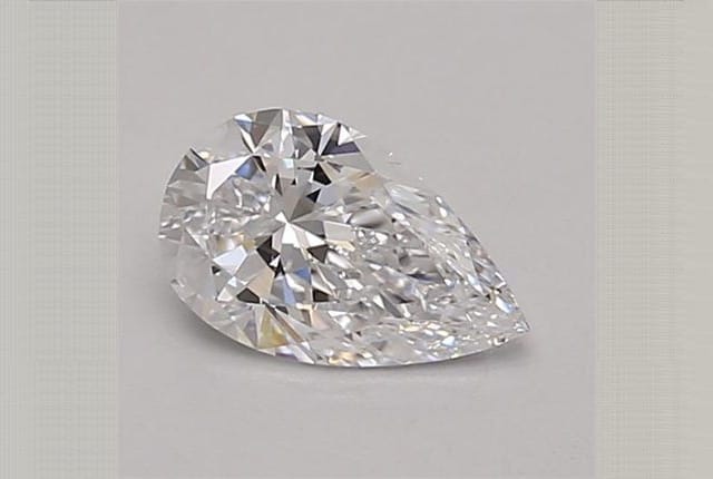 0.53 Carat Pear Lab Diamond