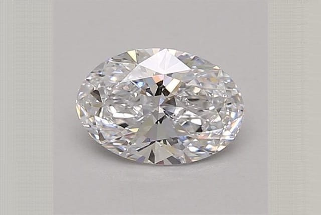 0.63 Carat Oval Lab Diamond