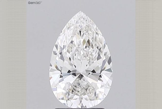 1.80 Carat Pear Lab Diamond