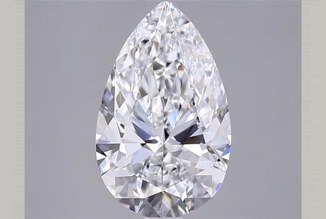2.00 Carat Pear Lab Diamond