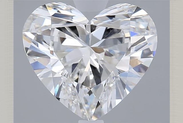 2.50 Carat Heart Lab Diamond